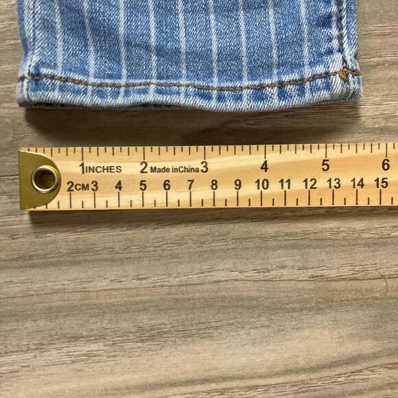 Levi's 721 High Rise Skinny Jeans Striped Size 31 - Picture 3 of 7